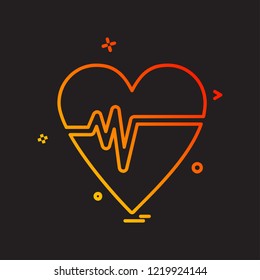 Valentine's day icon design vector 