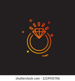 Valentine's day icon design vector