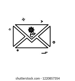 Valentine's day icon design vector