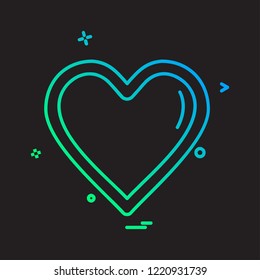 Valentine's day icon design vector 