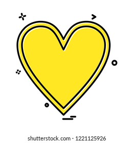 Valentine's day icon design vector 
