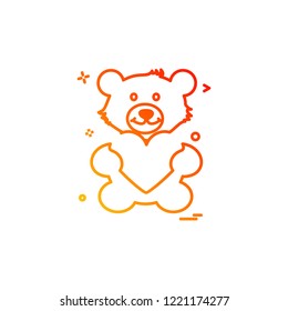 Valentine's day icon design vector
