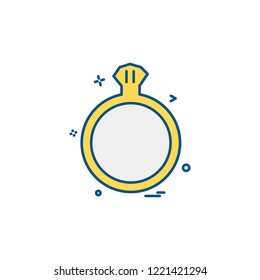 Valentine's day icon design vector