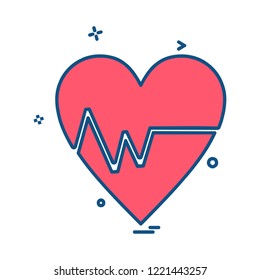 Valentine's day icon design vector 