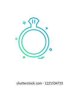 Valentine's day icon design vector