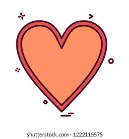 Valentine's day icon design vector 