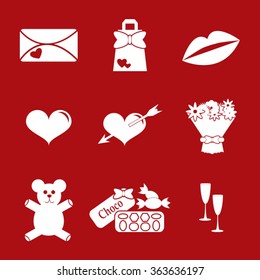 Valentine's Day Icon Set