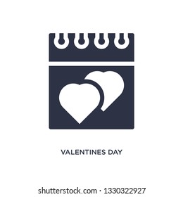 valentines day icon. Simple element illustration from love & wedding concept. valentines day editable symbol design on white background. Can be use for web and mobile.