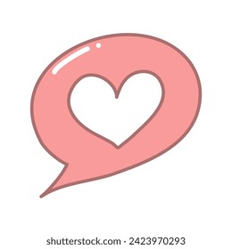 ILUSTRACIÓN DEL VECTOR DEL ICONO DEL DÍA DE VALENTINA