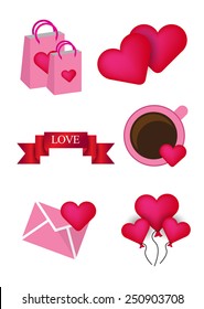 valentines day icon vector illustration