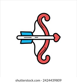 Valentines Day icon with white background vector