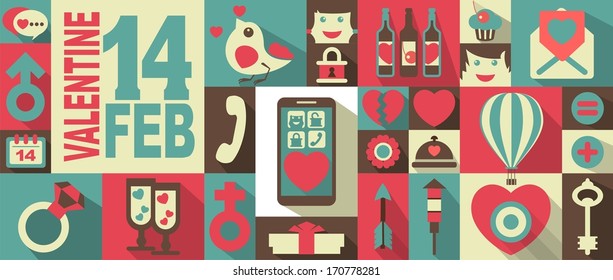 valentines day  icons