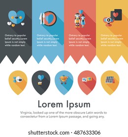 Valentine's day icons set