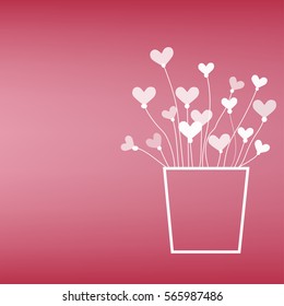 Valentine's day illustration.