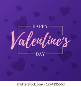 Valentine's Day Illustration Background Poster