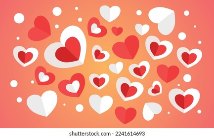 valentines day illustration vector background design for romantic couple in valentines day