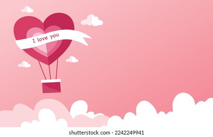 valentines day illustration vector background design for romantic couple in valentines day