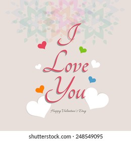 Valentines day illustrations or background, Vector illustration eps10
