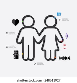 Valentine's Day infographic