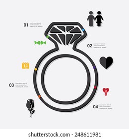 Valentine's Day infographic