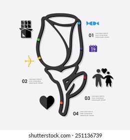 Valentine's Day infographic