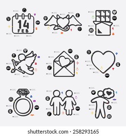 Valentine's Day infographic
