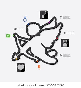 Valentine's Day infographic