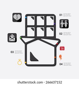 Valentine's Day infographic