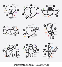 Valentine's Day infographic