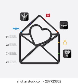 Valentine's Day infographic