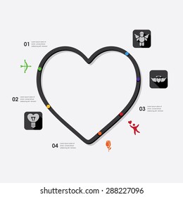 Valentine's Day infographic