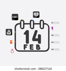 Valentine's Day infographic
