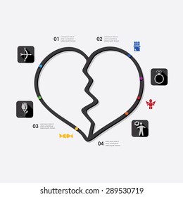 Valentine's Day infographic