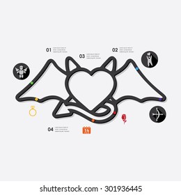 Valentine's Day infographic