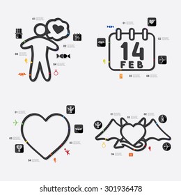 Valentine's Day infographic