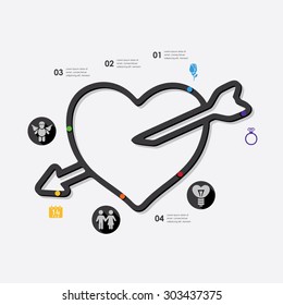 Valentine's Day infographic