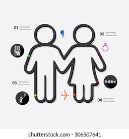 Valentine's Day infographic