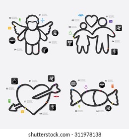 Valentine's Day infographic