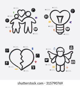 Valentine's Day infographic