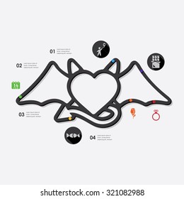 Valentine's Day infographic