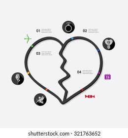 Valentine's Day infographic