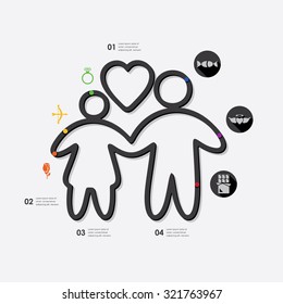 Valentine's Day infographic