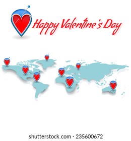 Valentine's Day infographics, Valentine's Day around the world