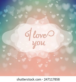 Valentines day invitation design background