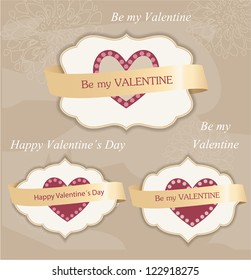 Valentine's day labels