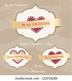 Valentine's day labels