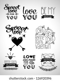 Valentine's day labels