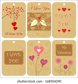 Valentine's Day labels