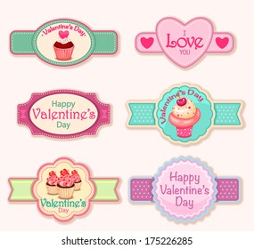 Valentines day labels