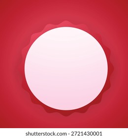 Día de San Valentín Ilustración vectorial de etiquetas y distintivos. Venta pegatina, invitación, marcos y aislados.